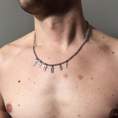 Faggot necklace accessories for gays