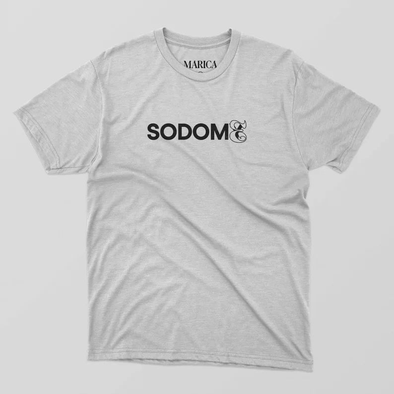 SODOME tshirt LGBT gay handmade