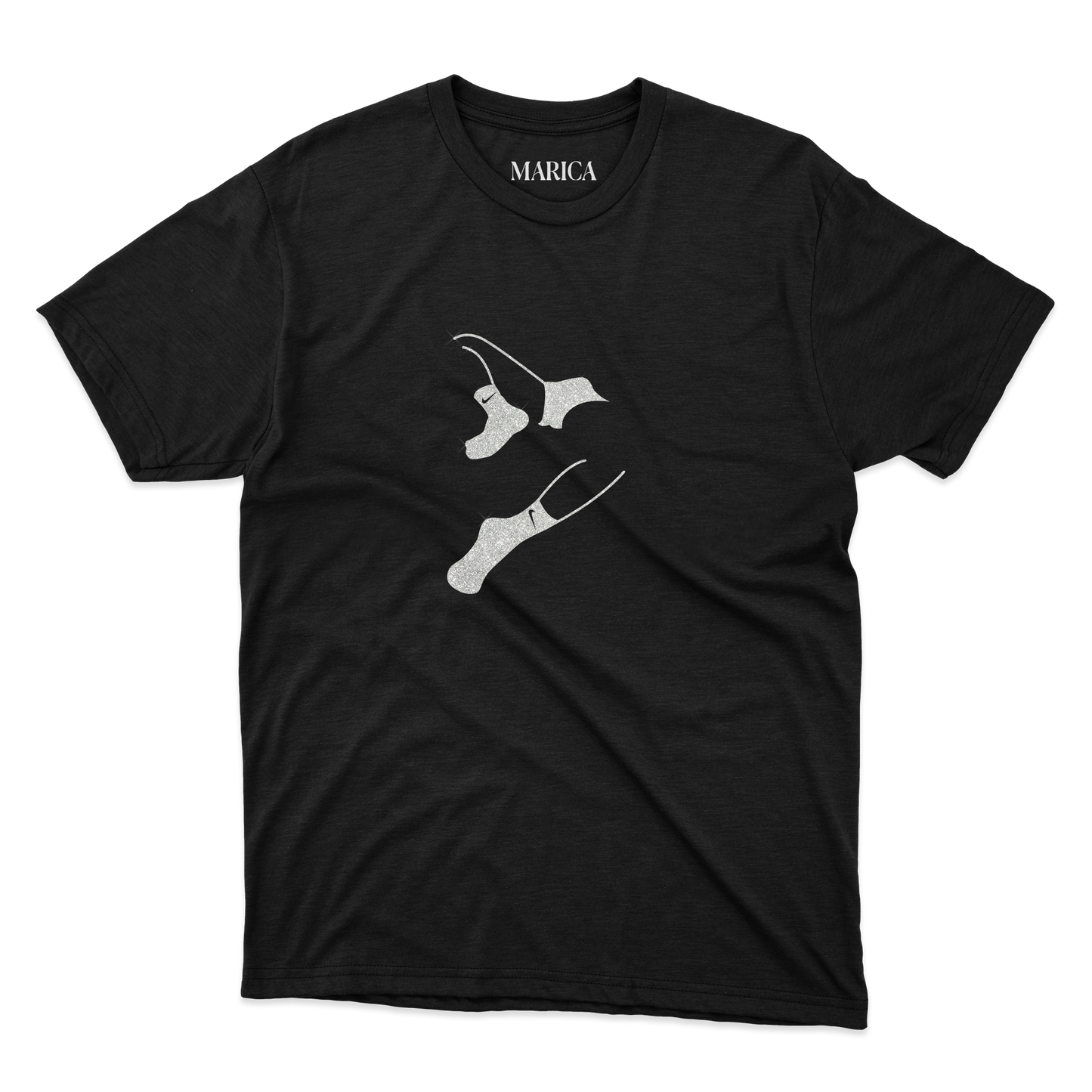 White Nike Socks Gay Fetish T-shirt