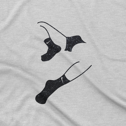 White Nike Socks Gay Fetish T-shirt