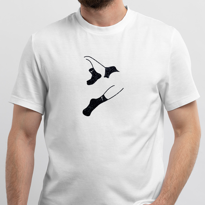 White Nike Socks Gay Fetish T-shirt